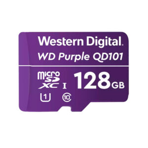 WDD128G1P0C  || MEMORIA MICROSD 128GB WD PURPLE - VIDEOVIGILANCIA 24/7 - PN INTERNAL WDD128G1P0C